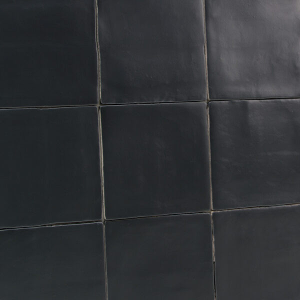 Handvorm tegels mat zwart 13x13 Oud Hollands