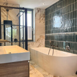 Ragno Look Avio handvorm tegels 6x24 cm langwerpig groen