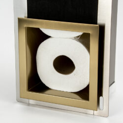 Toiletrolhouder voor 6 toilet rollen in de kleur goud