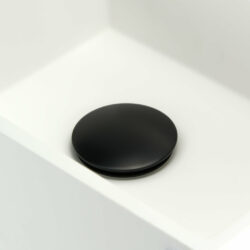 Fonteintje solid surface mat wit links