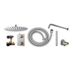 Inbouwthermostaatset rond type 204 GS (30cm)