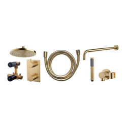 Inbouwthermostaatset rond type 402 GM (20cm)