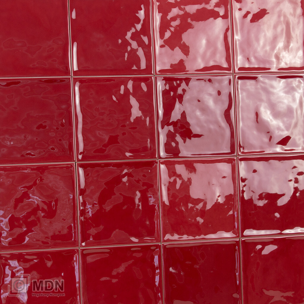 Viskeus etiket Uitbreiding Oud hollandse wandtegels bloed rood 15 x 15 cm | Megadump