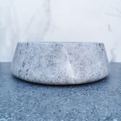 Ronde waskom marmer grijs Tundra Grey