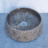 Ronde waskom marmer Silver Travertin