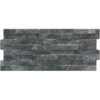 Keramische steenstrips Black vorstvast en waterbestendig