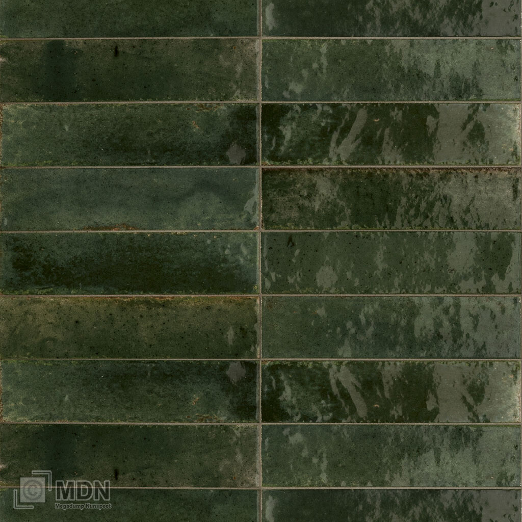 Ragno Look Olivio handvorm tegels 6x24 cm langwerpig groen | Megadump