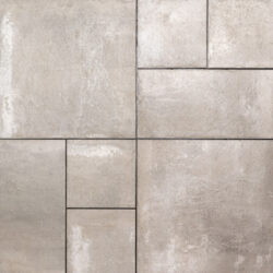 Castle stones keramische kloostertegels onderhoudsvrij silver licht grijs beige