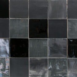 handvorm tegels grijs zwart mat zwart tin 13x13