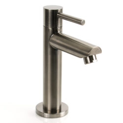 Messing toiletkraan gun metal koud water kraan voor wc fontein