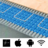 Electrische vloerverwarming met wifi voor ios en android complete set