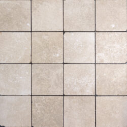 Getrommelde keramische vloertegels beige 20x20