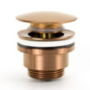 Luxe universele klik waste afvoer dop afsluitbaar 5/4" koper brons