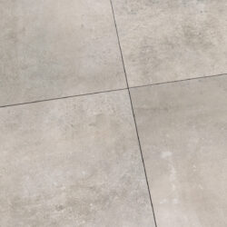 Genuanceerde betonlook vloertegels Terra Cendre 60x60