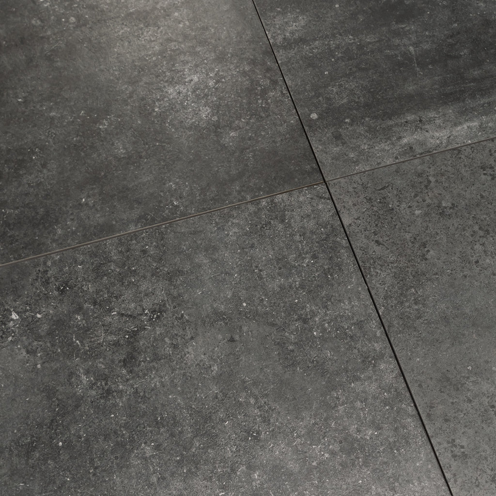 Genuanceerde betonlook vloertegels TerraCarbon antraciet 60x60
