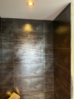 Vloertegels Odra Metallic 30x60 roest look - oliekleur