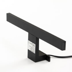 Mat zwarte LED verlichting voor spiegels en spiegelkasten 30cm breed
