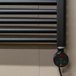 Sanicare elektrische design radiator mat zwart