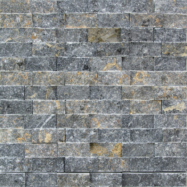 Natuursteen Slate mozaiek matten gekapt travertin 30x30 antraciet roestkleur