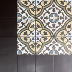 Vloertegels zwart 20x20 | randtegels voor portugese tegels