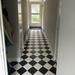 zwart wit vloer