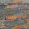 Natuursteen strips Multicolor slates Rusty leisteen wandbekleding