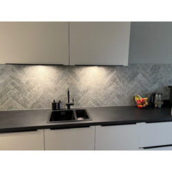 Bricks van Emil Ceramica type Brixen Stone Grey in 7x28 cm