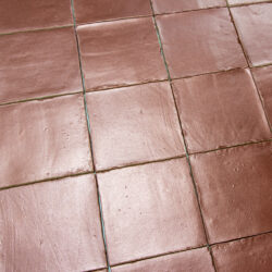 Metallic koperen handvorm tegels 13x13 cm