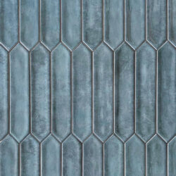 Piket Wandtegels Keramiek 5x25 cm – Punt Tegels – Hoogglans zee blauw