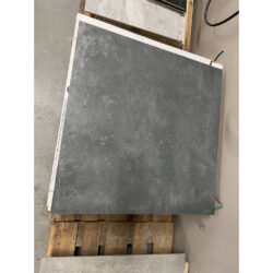 RESTPARTIJ 23,04 m² Vloertegels betonlook antraciet 80x80 cm