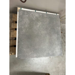 RESTPARTIJ 12,8 m² Vloertegels betonlook smoke 80x80 cm
