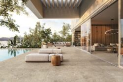 Beige Terrazzo Look Keramische Vloertegel 61x61 cm – Duurzame Tegel voor Woonkamer & Badkamer