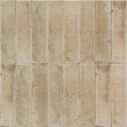 Wandtegels Patagonia Beige 6,5x26 cm langwerpige handvorm tegels
