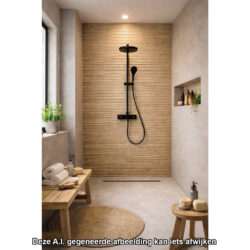 Keramische houtlook tegels geribbeld Lumber Maple 30x90 cm