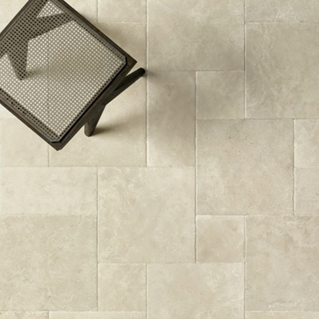 Castle stones keramische kloostertegels onderhoudsvrij deep stone beige romaans verband