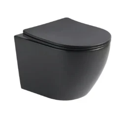 Geberit UP320 Sigma 12 inbouwreservoir met randloos mat zwart wandcloset