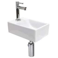 Fontein set wonder links compleet met kraan en afvoer