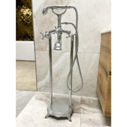 SHOWMODEL Klassieke vrijstaande badmengkraan met handdouche chroom