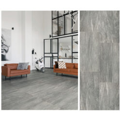 Sintesi Oberalp Fumo Tegel 121x60,4 cm Grijze Natuursteenlook voor Wand & Vloer