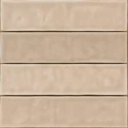 Cappuccino Mat Wandtegel 6,2x25 cm Moderne Beige Wandtegel met Matte Afwerking