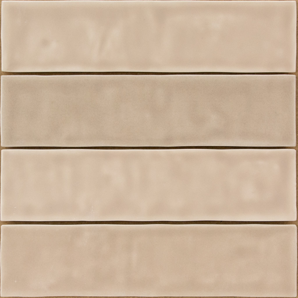 Cappuccino Mat Wandtegel 6,2x25 cm Moderne Beige Wandtegel met Matte Afwerking
