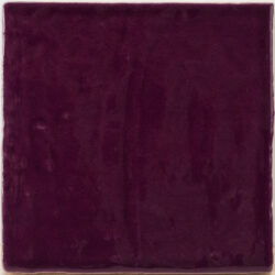 Oud Hollandse handvorm tegels Deep Purple glans paars 13x13